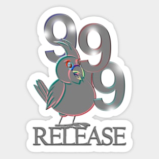 Angel Number 999: RELEASE Sticker